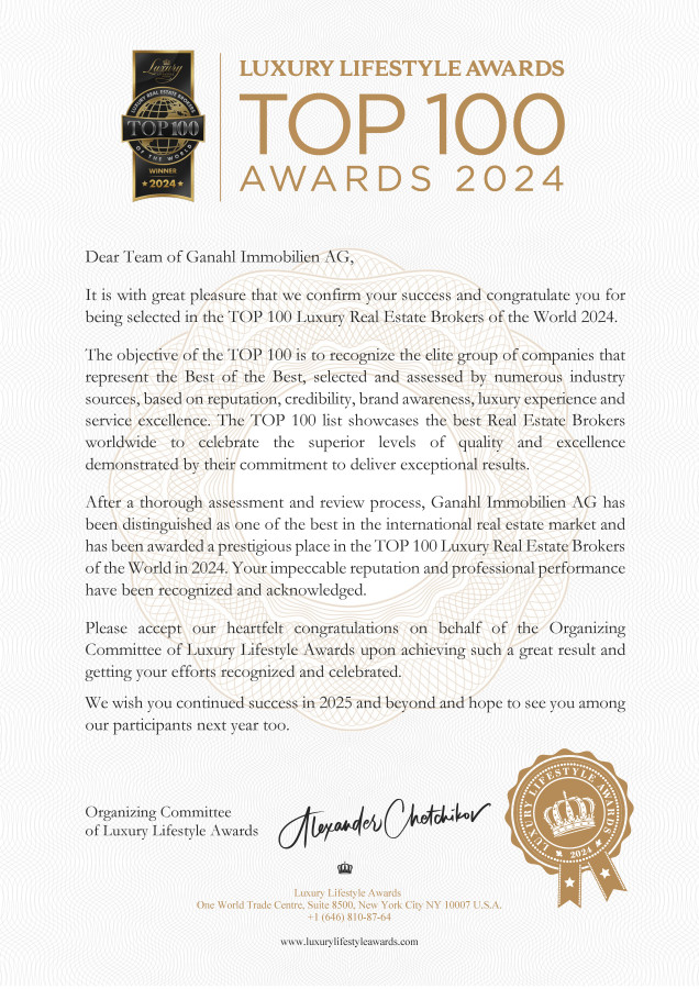 TOP 100 Real Estate Brokers der Welt